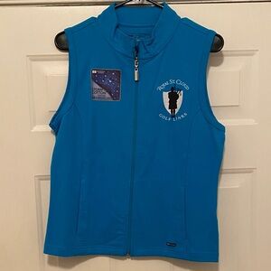 Ladies Bermuda Sands,NWT, light weight vest, color turquoise